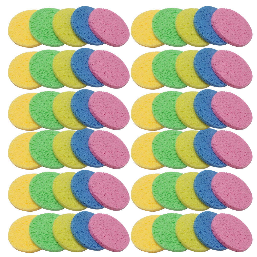 Cleanser Face - 50 éponges pour le visage, idéales
