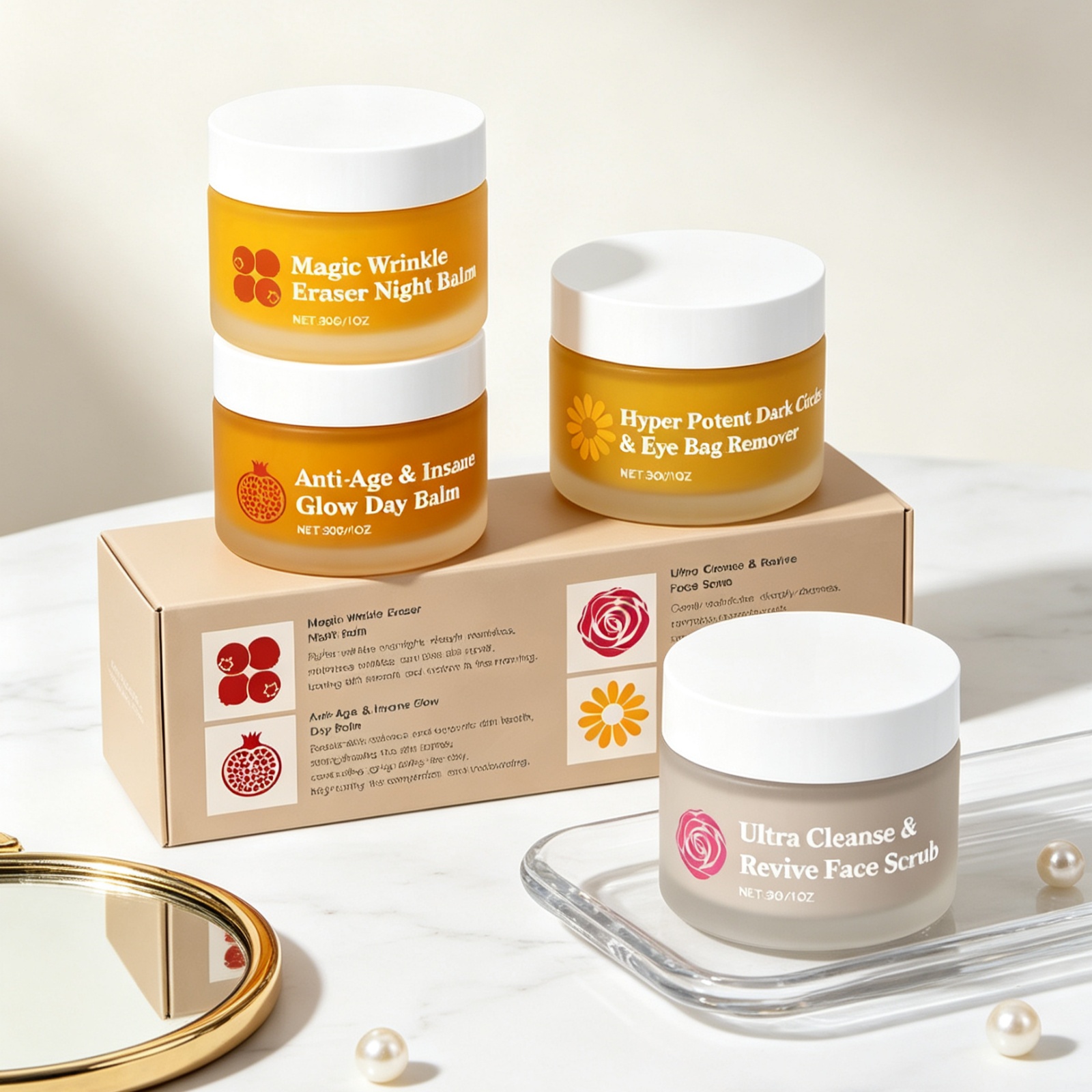 Kit de soins du visage anti-âg - Night Cream avis et prix