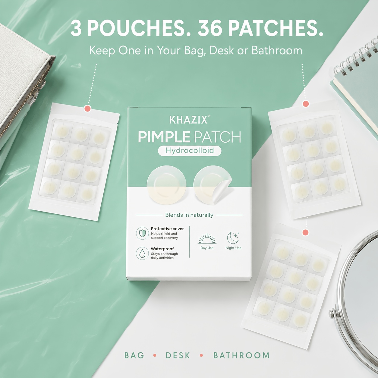 12/36 patchs pour les boutons, - Skincare China avis et prix